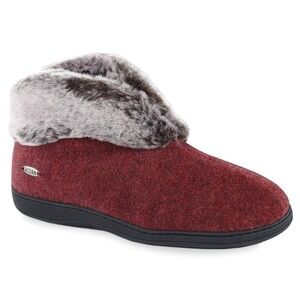 Acorn Women's Faux Fur Chinchilla Booties‎ Size Md 6.5-7.5  NIB